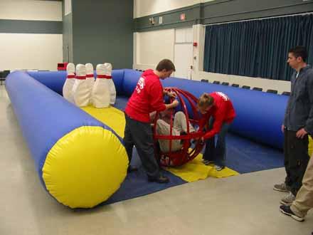 human bowling set